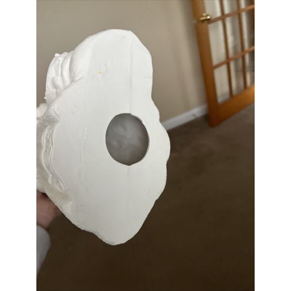 Seashell Santa w/ Lighthouse& Sailboat Unpainted Ceramic Bisque - Picture 10 of 10